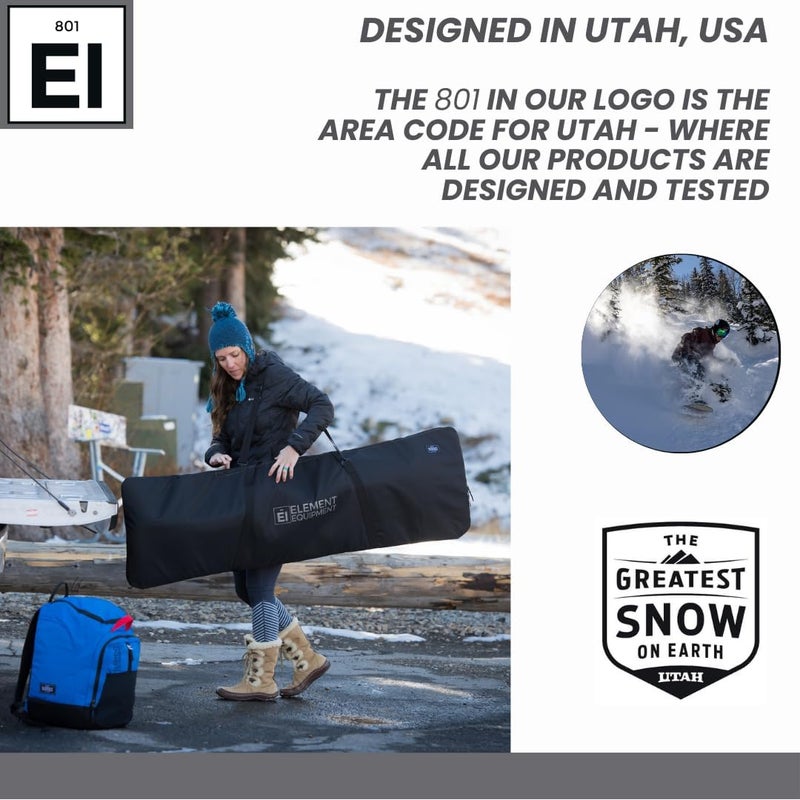 Element Equipment Padded Snowboard Bag Travel Snowboard Bag - Image 4